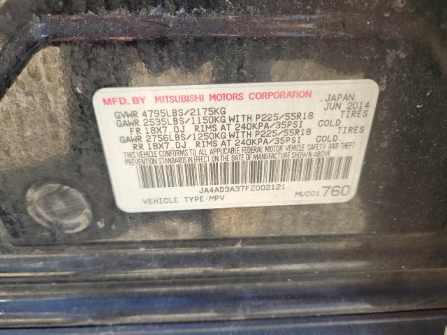 2015 MITSUBISHI OUTLANDER JA4AD3A37FZ002121
