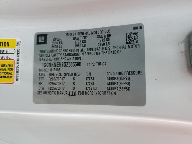 2016 CHEVROLET SILVERADO #3216951388