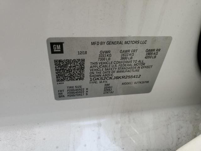 2019 GMC YUKON DENALI 1GKS2CKJ6KR255412