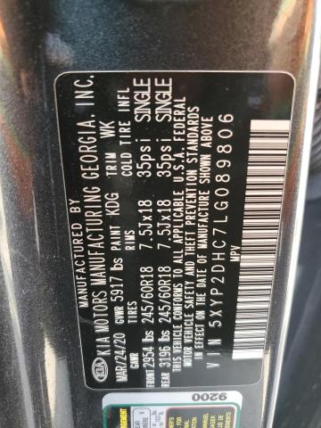 2020 KIA TELLURIDE - 5XYP2DHC7LG089806