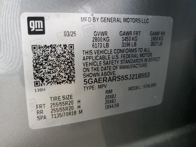2025 BUICK ENCLAVE PREFERRED 5GAERARS5SJ218553