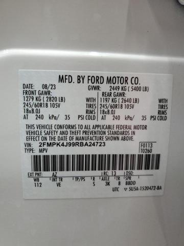 2024 FORD EDGE SEL - 2FMPK4J99RBA24723