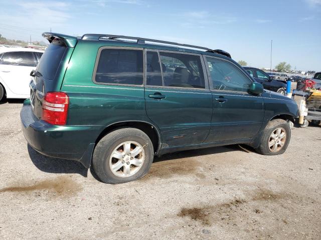 TOYOTA HIGHLANDER 2003 green  gas JTEHF21A830155206 photo #4