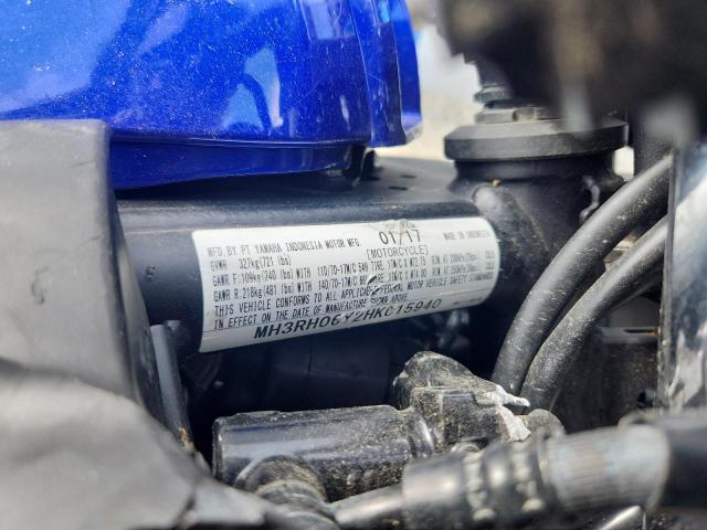 2017 YAMAHA YZFR3 MH3RH06Y2HK015940