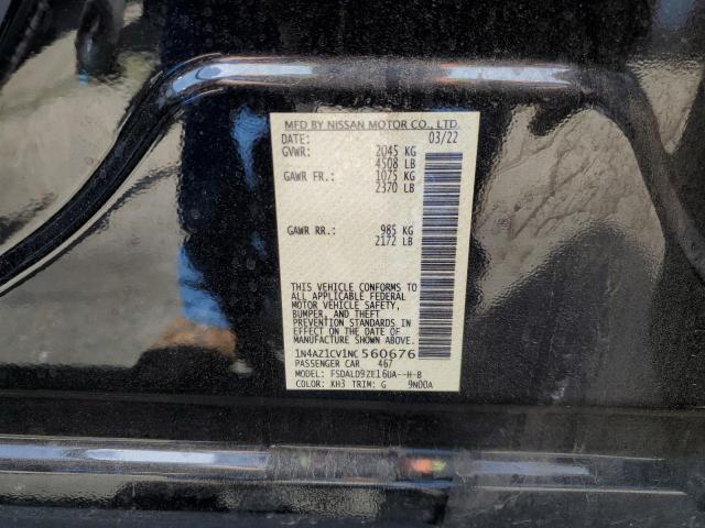 2022 NISSAN LEAF SV 1N4AZ1CV1NC560676