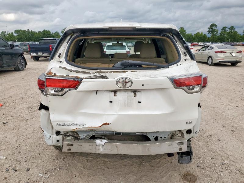 2016 TOYOTA HIGHLANDER 5TDZKRFH6GS126678