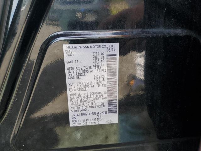 2015 NISSAN PATHFINDER S 5N1AR2MM2FC699296