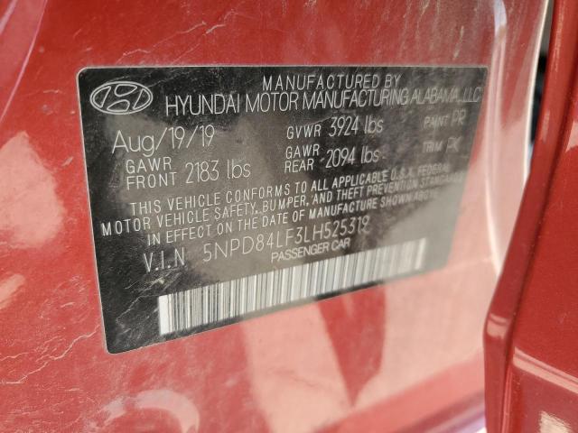 2020 HYUNDAI ELANTRA SEL - 5NPD84LF3LH525319