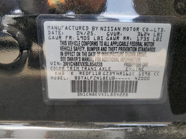 2025 NISSAN VERSA SV 3N1CN8EVXSL854228