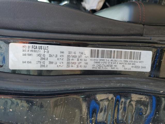 2018 DODGE DURANGO R/T 1C4SDJCTXJC497339