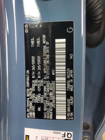 2025 TOYOTA 4RUNNER SR JTEVA5BR7S5006083