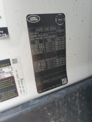 2024 LAND ROVER DISCOVERY SALRM4EUXR2490293