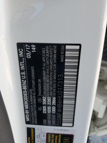 2017 MERCEDES-BENZ C 350E 55SWF4HB6HU217313