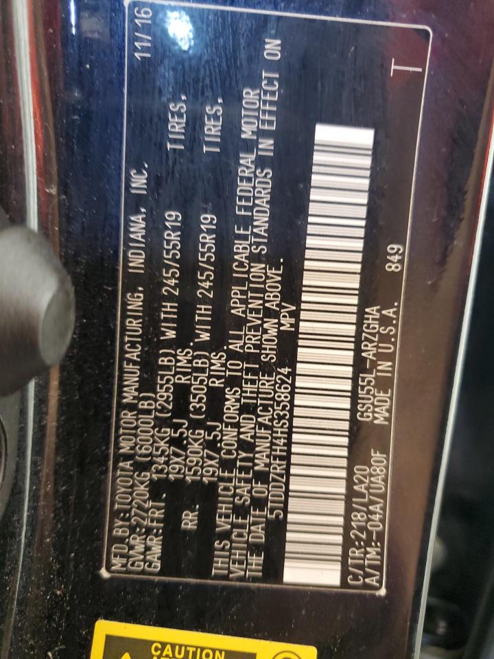 TOYOTA HIGHLANDER LIMITED