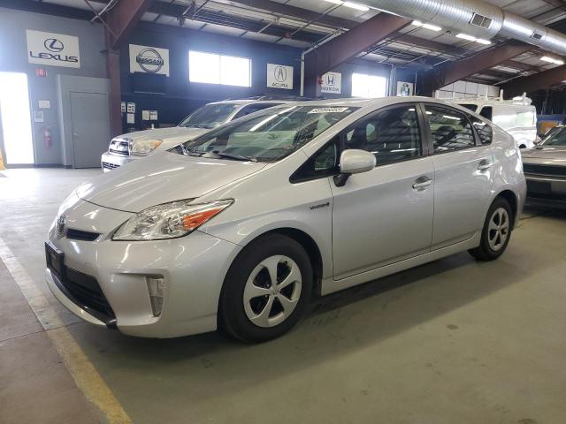 TOYOTA PRIUS 2014 silver hatchbac hybrid engine JTDKN3DU7E0381412 photo #1