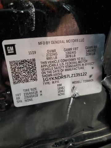 2020 CADILLAC XT5 PREMIUM LUXURY 1GYKNDRS7LZ135122