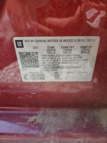2018 CHEVROLET SILVERADO K1500 LT - 3GCUKREC7JG276997