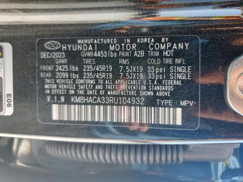 2024 HYUNDAI KONA N LIN KM8HACA33RU104932