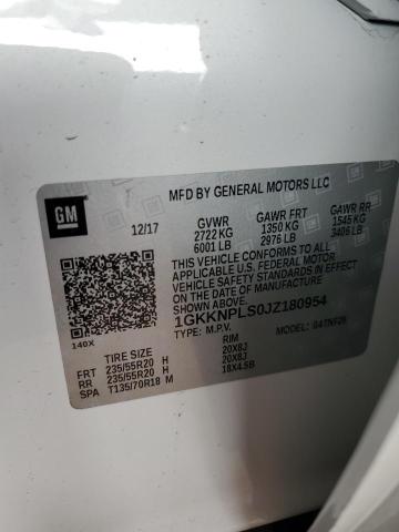 2018 GMC ACADIA DENALI 1GKKNPLS0JZ180954