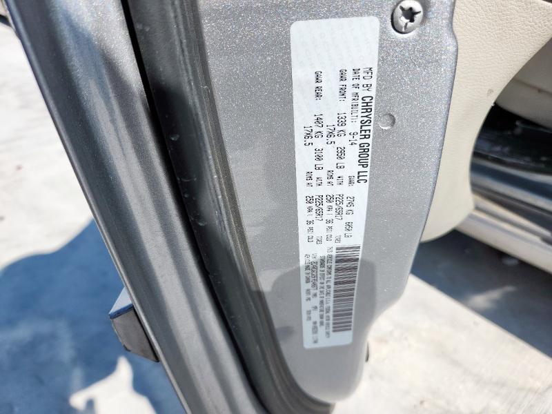2015 DODGE GRAND CARA 2C4RDGCG9FR540877
