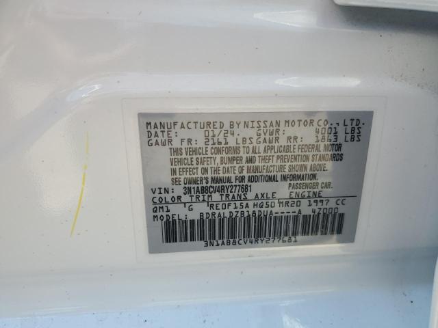 2024 NISSAN SENTRA SV 3N1AB8CV4RY277681