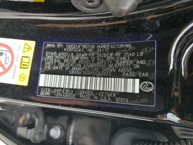 2017 LEXUS ES 350 58ABK1GG8HU062623