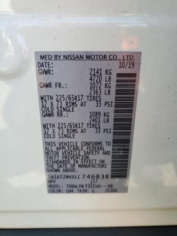 2020 NISSAN ROGUE S - 5N1AT2MVXLC746838