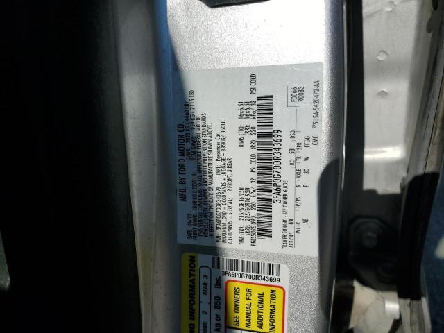 2013 FORD FUSION S - 3FA6P0G70DR343699