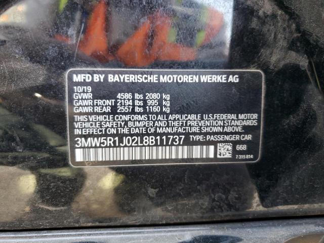 2020 BMW 330I 3MW5R1J02L8B11737