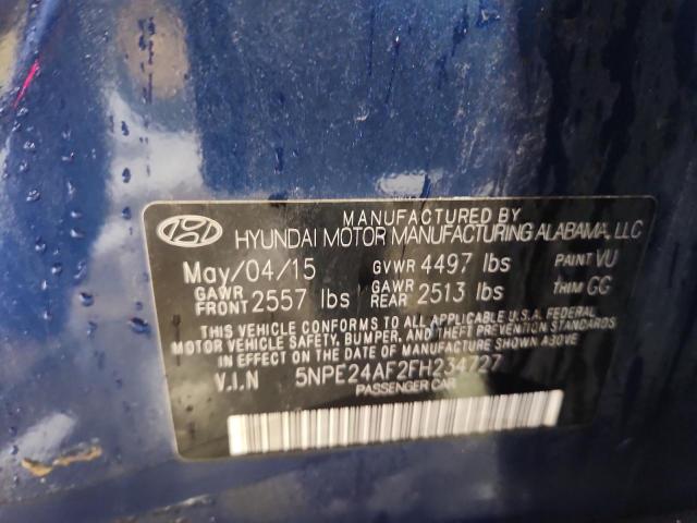 2015 HYUNDAI SONATA SE - 5NPE24AF2FH234727