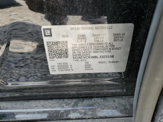 2020 BUICK ENCLAVE AV 5GAEVCKW8LJ103158