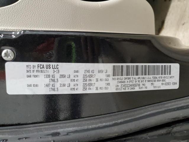 2019 DODGE GRAND CARA 2C4RDGCG4KR656708