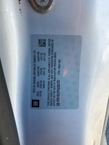 2015 CHEVROLET CAMARO LT 2G1FD1E37F9208276