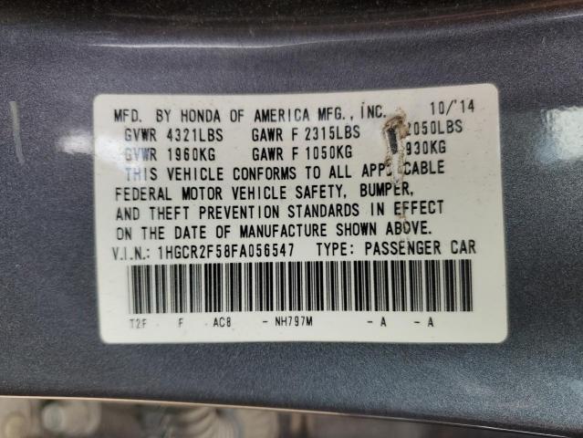 2015 HONDA ACCORD SPO 1HGCR2F58FA056547