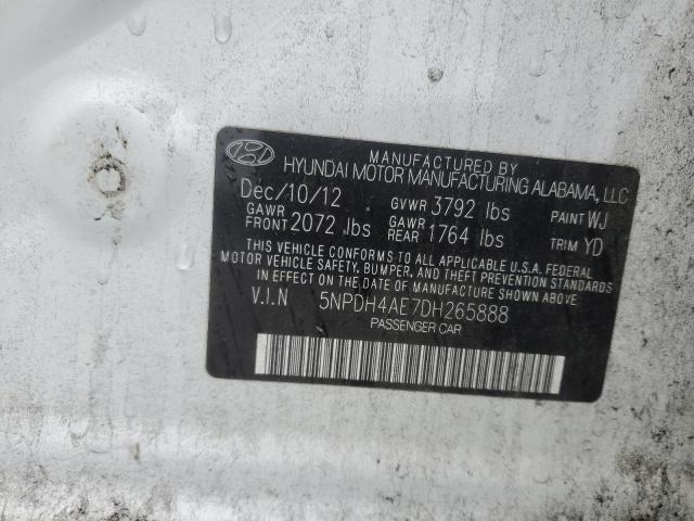 2013 HYUNDAI ELANTRA GL #3287507994