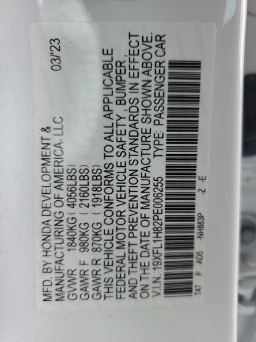 2023 HONDA CIVIC SPOR 19XFL1H82PE006255