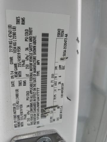 2015 FORD ESCAPE TITANIUM 1FMCU0J99FUA17777