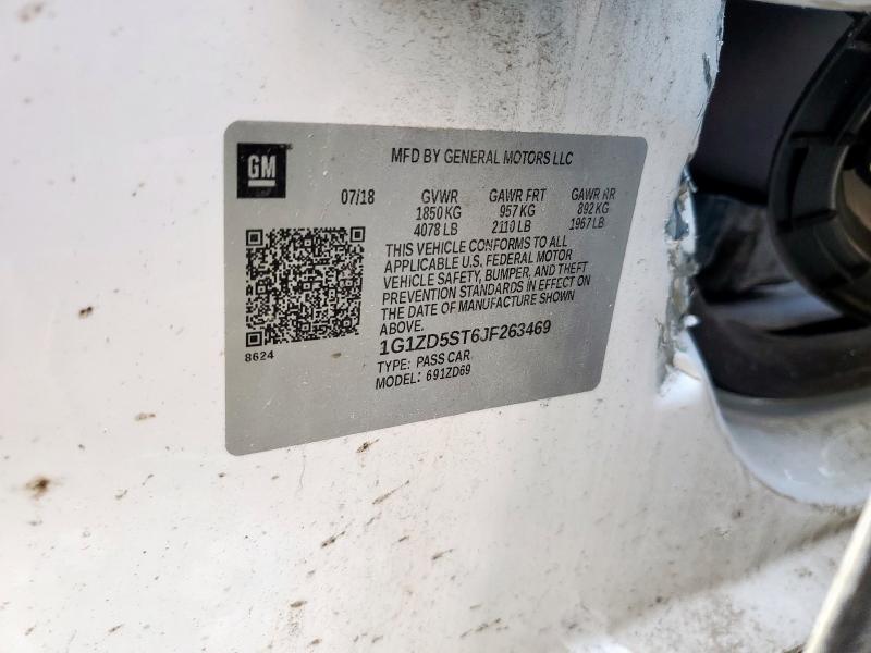 2018 CHEVROLET MALIBU LT 1G1ZD5ST6JF263469