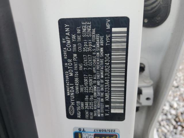 2018 HYUNDAI TUCSON SEL - KM8J33A41JU824304