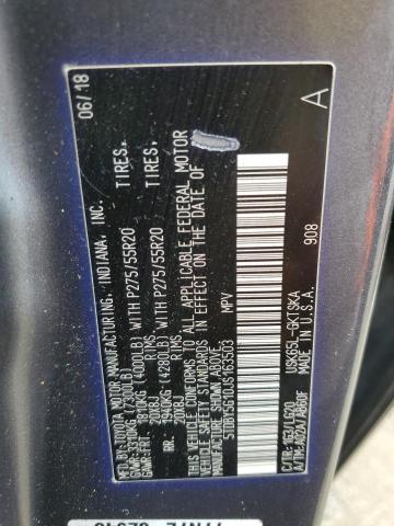 2018 TOYOTA SEQUOIA SR 5TDBY5G10JS163503