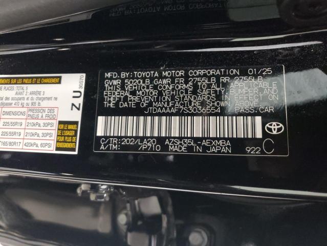 2025 TOYOTA CROWN XLE JTDAAAAF7S3036554