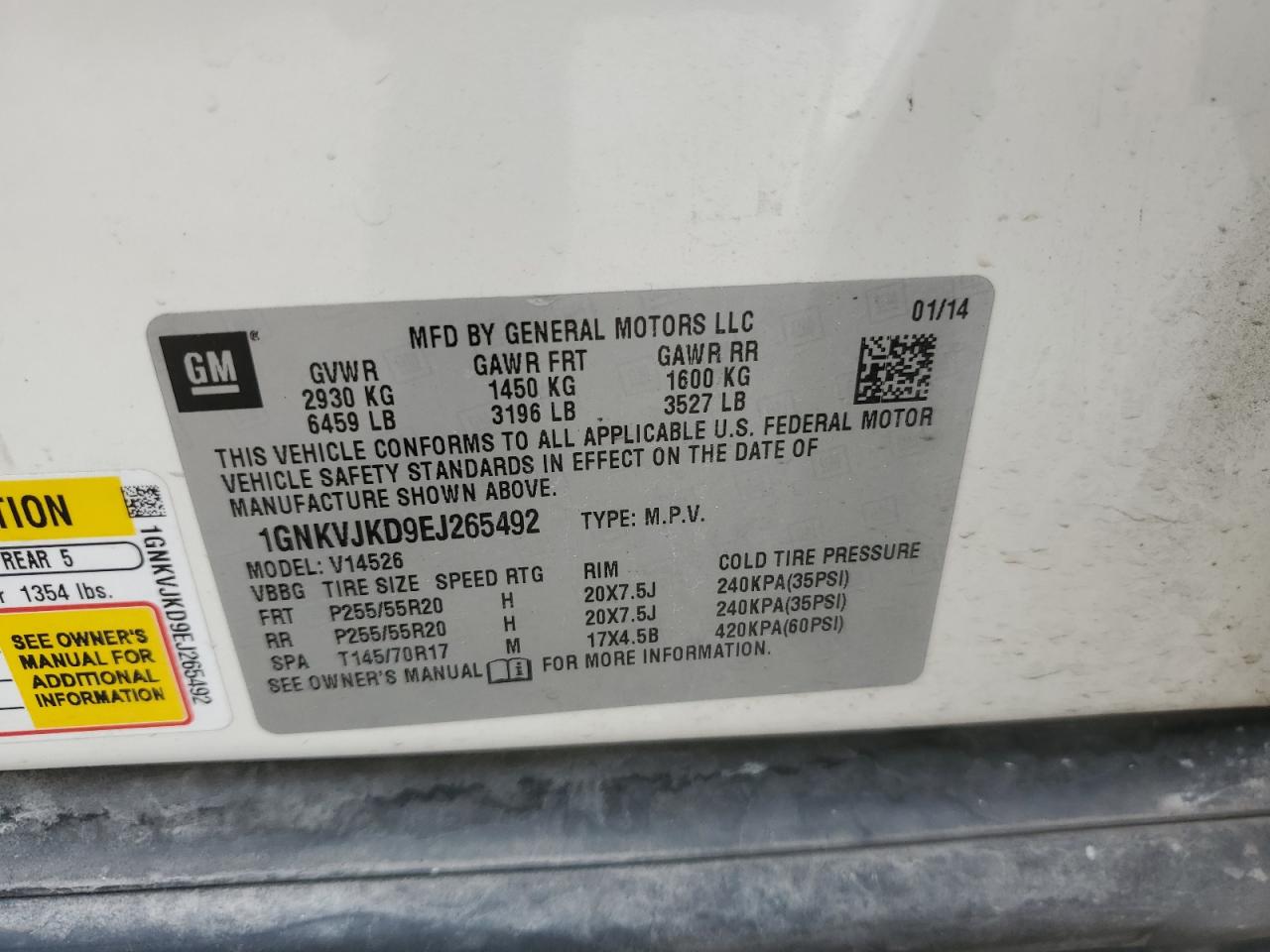 CHEVROLET TRAVERSE LTZ