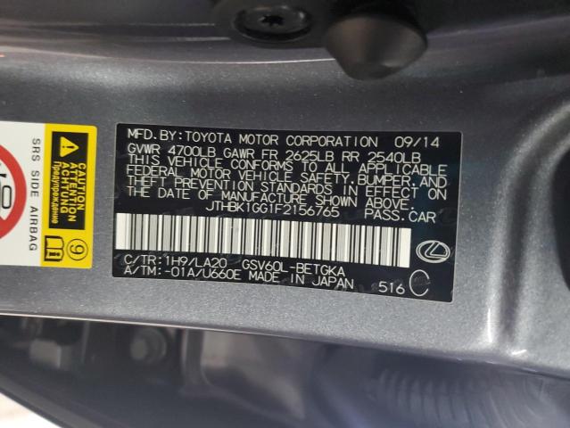 2015 LEXUS ES 350 JTHBK1GG1F2156765