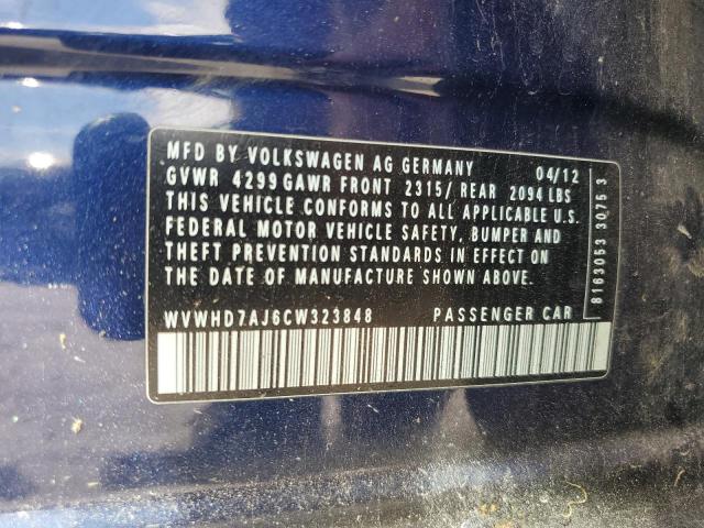 2012 VOLKSWAGEN GTI - WVWHD7AJ6CW323848