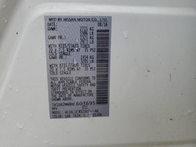 2017 NISSAN PATHFINDER #3286690325