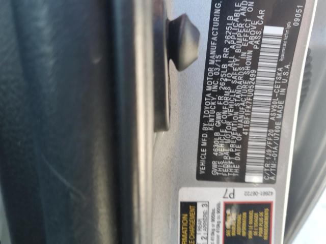 2015 TOYOTA CAMRY LE 4T1BF1FK7FU052499