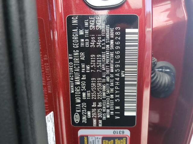 2020 KIA SORENTO EX 5XYPH4A59LG696283