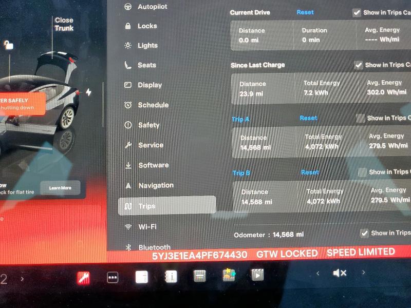 2023 TESLA MODEL 3 5YJ3E1EA4PF674430