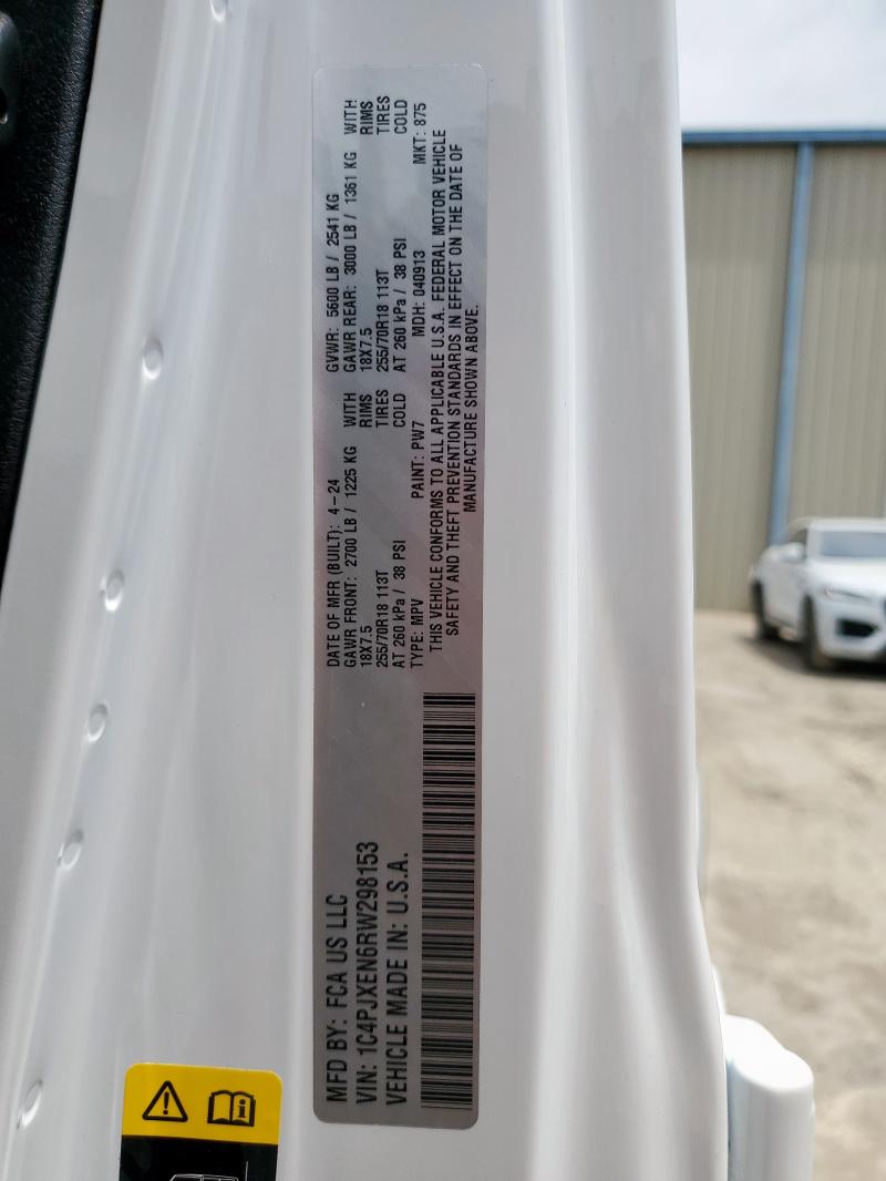 2024 JEEP WRANGLER S 1C4PJXEN6RW298153