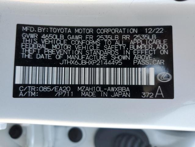 2023 LEXUS UX 250H BA JTHX6JBHXP2144495